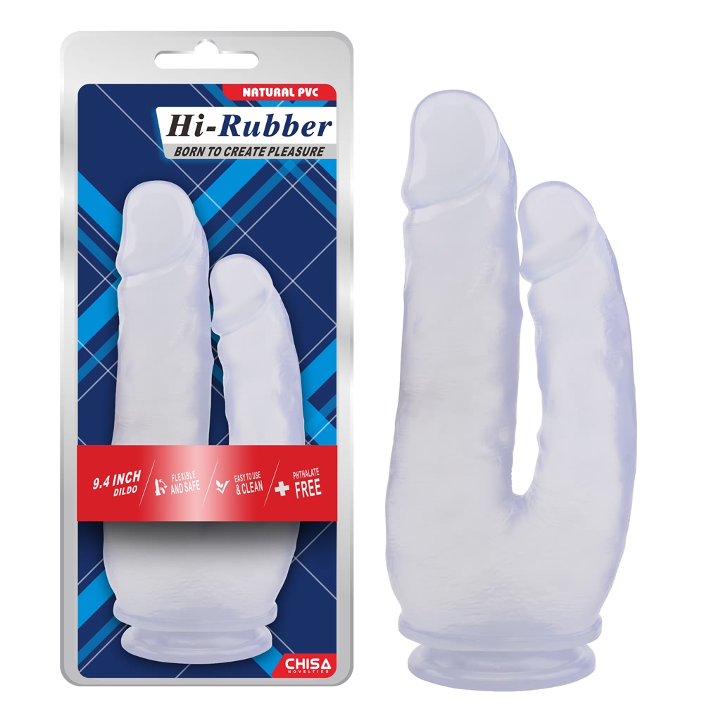 9,4-palcový dildo-Clear