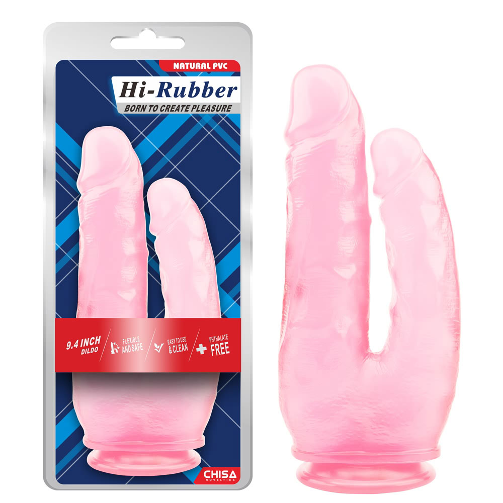 9,4-palcový dildo-ružový