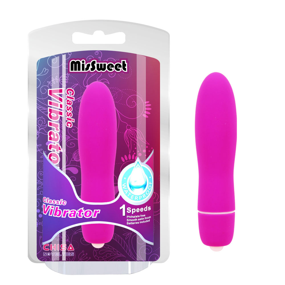 Klasický vibrátor ružový
