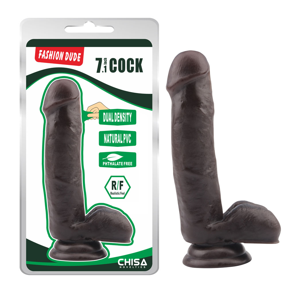 Fashion Dude-7,1 palcový Cock-Brown