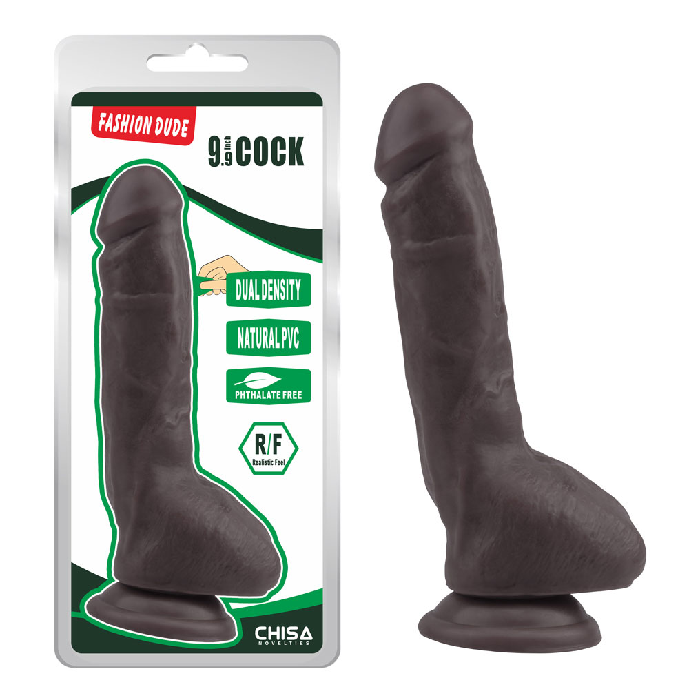 Fashion Dude-9,9 palcový Cock-Brown