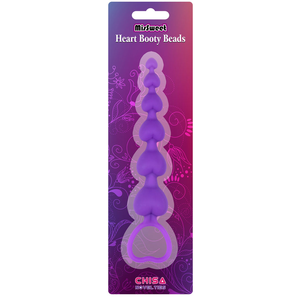 Korálky Heart Booty-Purple